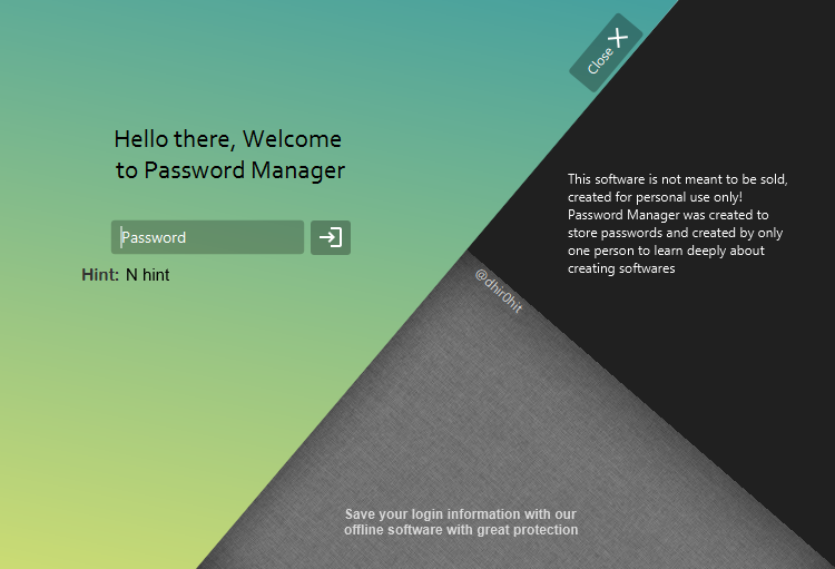 Password Manager Pro Design Title